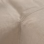 Sofá Chaise Longue Beige Tejido Salón 249 X 160 X 73 cm
