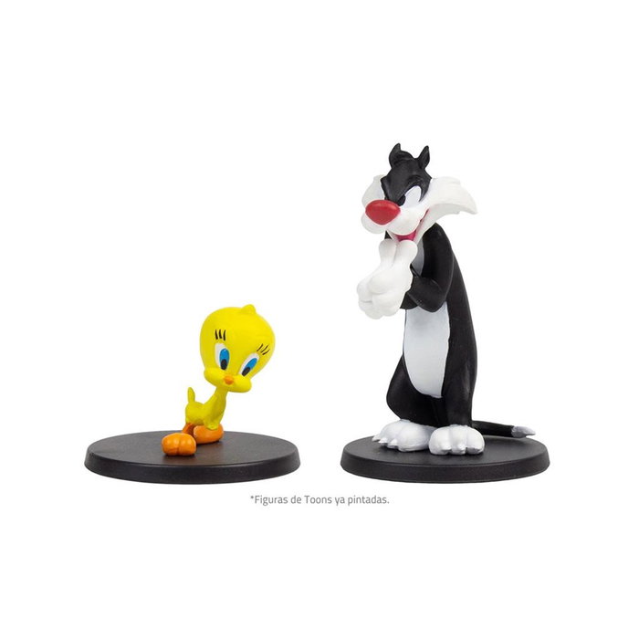 CMON Looney Tunes Mayhem Pack de 4 Figuras - Juego de Mesa de Expansión con Silvestre, Piolín, Coyote y Correcaminos - Español - Ref. LTM002ES CMON Looney Tunes Mayhem Pack de 4 Figuras - Juego de Mesa de Expansión con Silvestre, Piolín, Coyote y Correcaminos - Español - Ref. LTM002ES