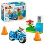 Lego Juego de construcción Moto de Policía Azul Duplo, Edad mínima recomendada: 18 meses