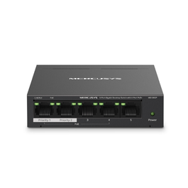 MERCUSYS MS105GP Switch Gigabit Ethernet (10/100/1000) con PoE Negro