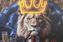 DKD Home Decor Cuadro LED Lienzo Gentleman 2 Surt. 100x100 cm