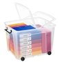 CEP Caja de Almacenamiento Strata 75 Litros Transparente