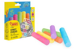 Jovi Tizas Classcolor Street Maxi Colores Surtidos para Exterior y Asfalto, A Partir de 2 Años, Caja 6 Unidades