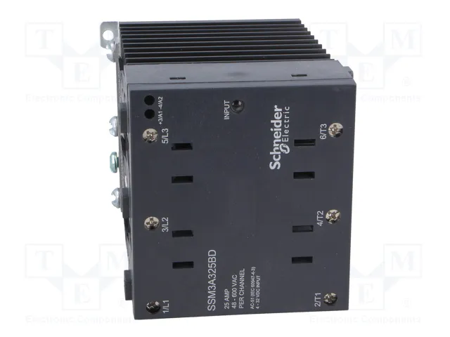 SCHNEIDER ELECTRIC Relé semiconductor Zelio Relay 25A 3-fásico