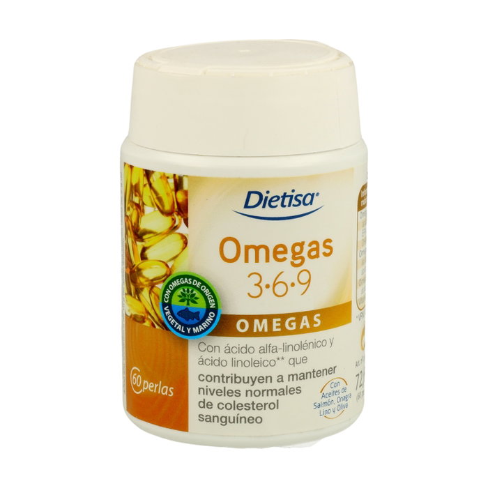DIETISA (DIELISA) Omegas 3-6-9 60 perlas