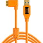 Tether TetherPro USB 3.0 Micro-B Ángulo Recto 4,6m Naranja