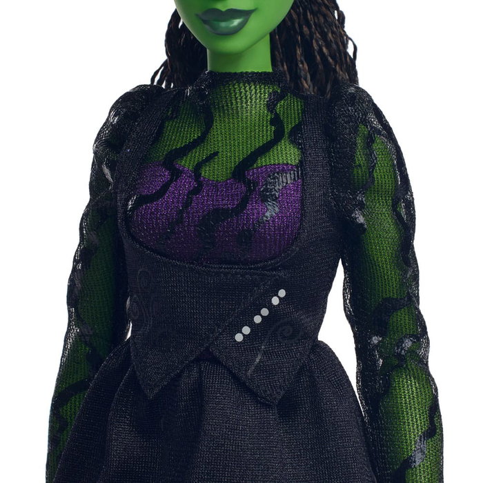 Mattel Muñeca Wicked Elphaba HXT62 con Accesorios y Ropa Removible Mattel Muñeca Wicked Elphaba HXT62 con Accesorios y Ropa Removible