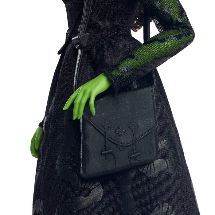 MATTEL Muñeca Elphaba Thropp Wicked inspirada en la película con conjunto, sombrero y piel verde, articulada MATTEL Muñeca Elphaba Thropp Wicked inspirada en la película con conjunto, sombrero y piel verde, articulada