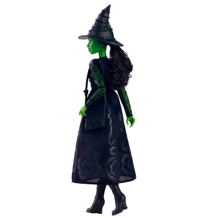 MATTEL Muñeca Elphaba Thropp Wicked inspirada en la película con conjunto, sombrero y piel verde, articulada MATTEL Muñeca Elphaba Thropp Wicked inspirada en la película con conjunto, sombrero y piel verde, articulada