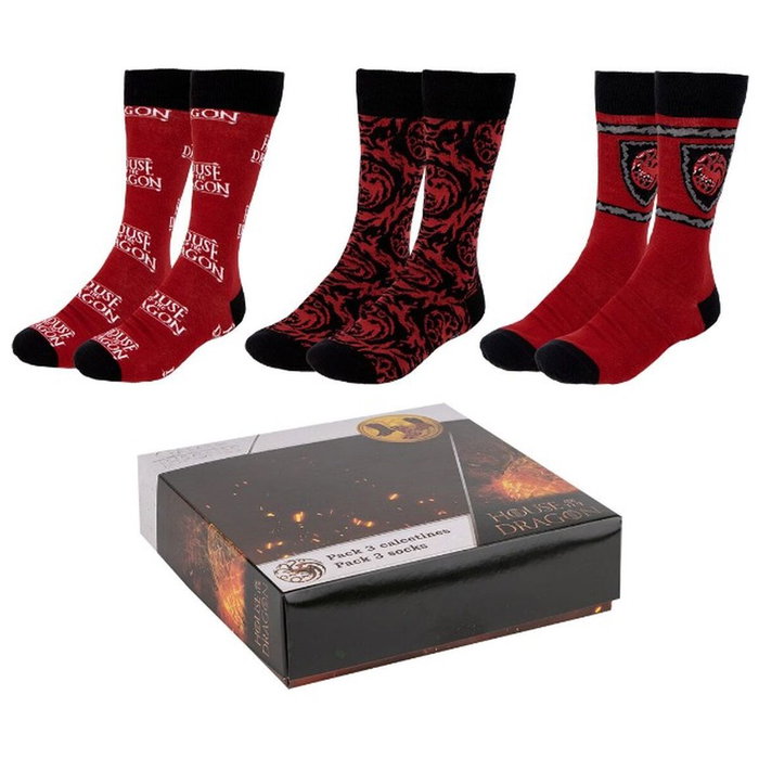Cerdá Pack Calcetines 3 Piezas House Of Dragon Multicolor Cerdá Pack Calcetines 3 Piezas House Of Dragon Multicolor