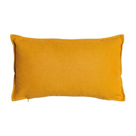 Cojín Ocre 85%Algodón-15%Lino Decoración 50 X 30 cm