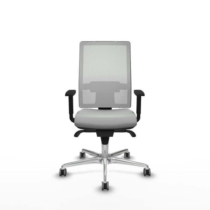 PIQUERAS Y CRESPO Silla de oficina Horna Gris claro y Blanco PIQUERAS Y CRESPO Silla de oficina Horna Gris claro y Blanco