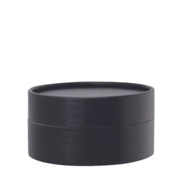 Le Lu Caja Negro Cuero de Cartón 13.2 cm diámetro x 7.2 cm alto 45 cl Un Solo Uso (Set de 10)