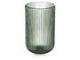 VIVALTO Vaso Alto Verde Musgo Rayas 430 ml Vidrio 7.9x12.8x7.9 cm (Set de 24)
