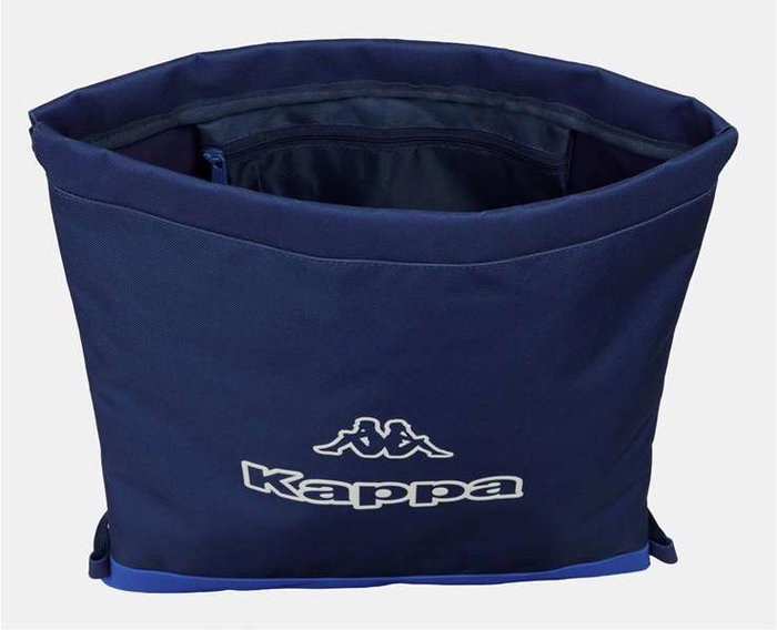 Bolsa Mochila con Cuerdas Kappa Rain Azul marino 35 x 40 x 1 cm