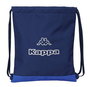 Bolsa Mochila con Cuerdas Kappa Rain Azul marino 35 x 40 x 1 cm