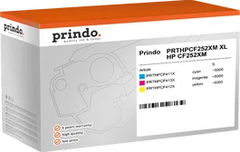 Prindo Multipack Cian, Magenta y Amarillo Classic XL PRTHPCF252XM