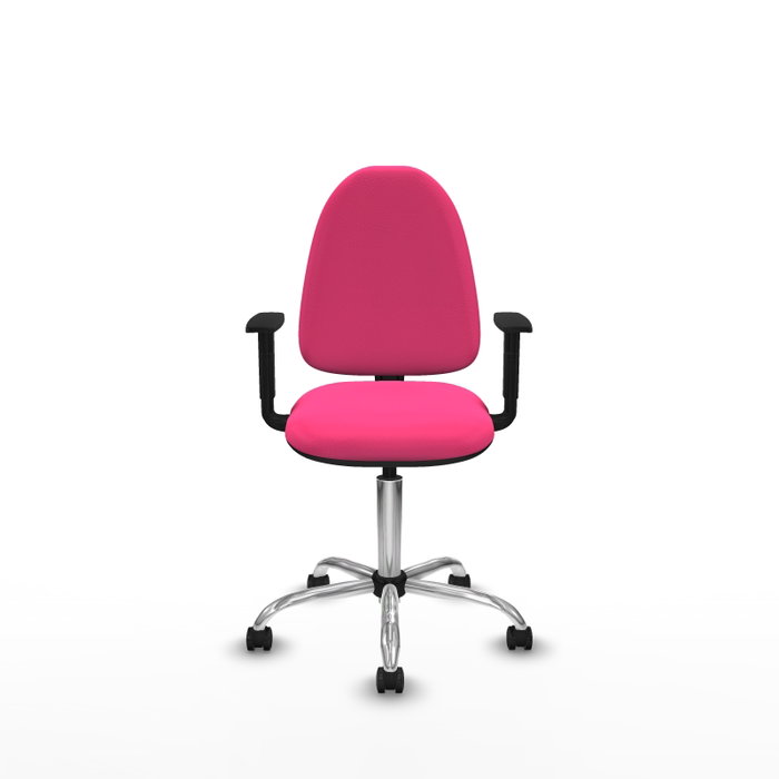 PIQUERAS Y CRESPO Silla de oficina Aýna Rosa con mecanismo de doble maneta PIQUERAS Y CRESPO Silla de oficina Aýna Rosa con mecanismo de doble maneta