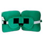 PUCKATOR Almohada Viaje Antifaz Creeper Minecraft Relaxeazzz, 15,5x15,5x8,5cm, 95% Poliéster y 5% Spandex