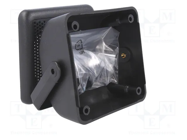 PER.PIC. Carcasa de altavoz de plástico, negro, 87mm PER.PIC. Carcasa de altavoz de plástico, negro, 87mm