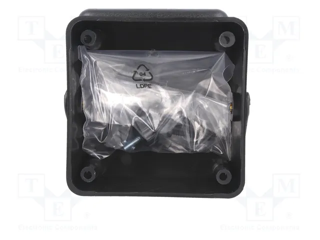 PER.PIC. Carcasa de altavoz de plástico, negro, 87mm PER.PIC. Carcasa de altavoz de plástico, negro, 87mm