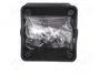 PER.PIC. Carcasa de altavoz de plástico, negro, 87mm