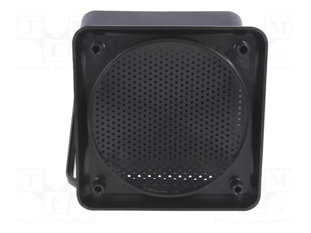 PER.PIC. Carcasa de altavoz de plástico, negro, 87mm PER.PIC. Carcasa de altavoz de plástico, negro, 87mm