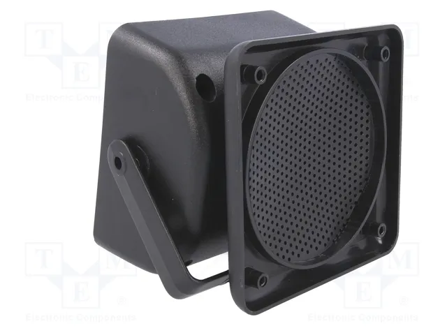 PER.PIC. Carcasa de altavoz de plástico, negro, 87mm PER.PIC. Carcasa de altavoz de plástico, negro, 87mm