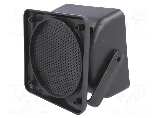 PER.PIC. Carcasa de altavoz de plástico, negro, 87mm PER.PIC. Carcasa de altavoz de plástico, negro, 87mm