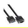 MEDIARANGE MRCS249 Cable de Extensión VGA, 2 m, Conectores Macho/Hembra, Chapado en Oro, Negro - HD 1080