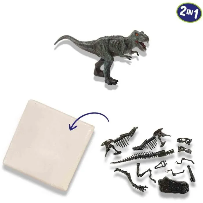 Ses Creative Excavación 2 en 1 de Dinosaurios y Esqueletos T-rex con Herramientas para Niños Ses Creative Excavación 2 en 1 de Dinosaurios y Esqueletos T-rex con Herramientas para Niños