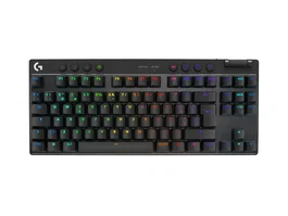 Logitech PRO X TKL Teclado Gaming Inalámbrico Negro con Switches Táctiles