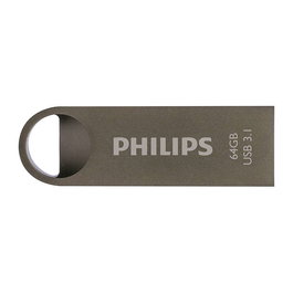 Philips STICK USB 3.1 64GB Moon Space Gray - Memoria USB 64 GB, USB-A 3.2 Gen 1, Color Gris, 5.4 g, Sin Tapa