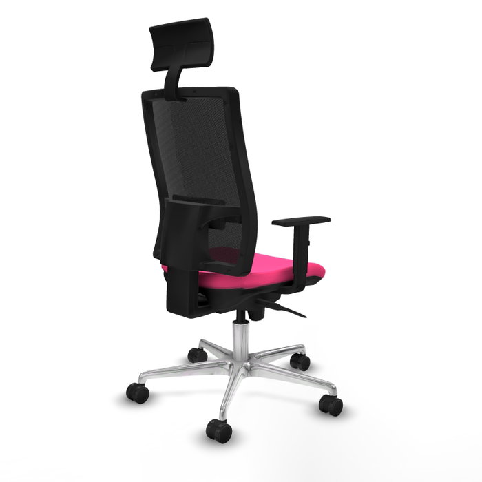 PIQUERAS Y CRESPO Silla de oficina Horna Rosa con mecanismo Sincro PIQUERAS Y CRESPO Silla de oficina Horna Rosa con mecanismo Sincro