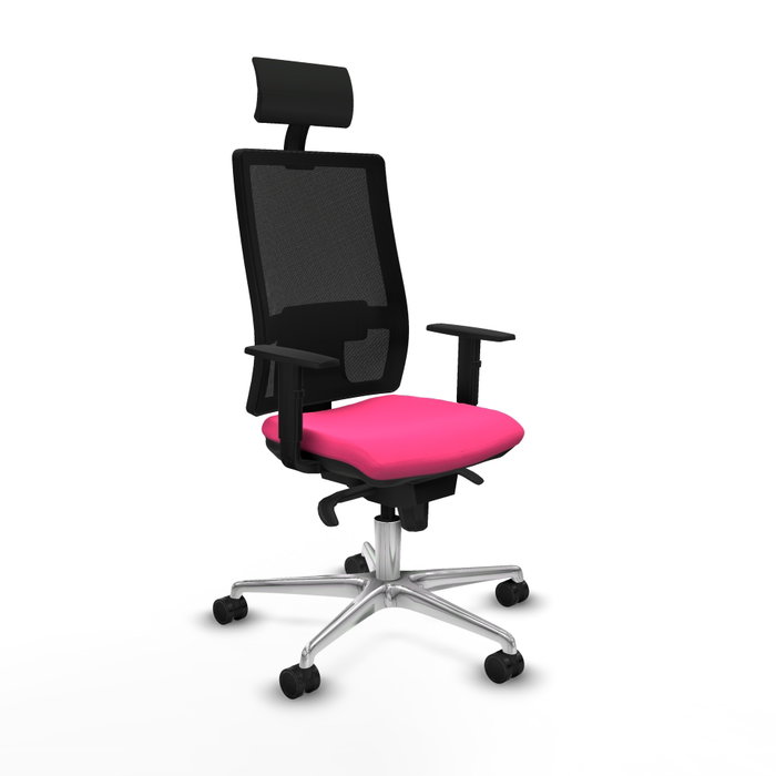 PIQUERAS Y CRESPO Silla de oficina Horna Rosa con mecanismo Sincro PIQUERAS Y CRESPO Silla de oficina Horna Rosa con mecanismo Sincro