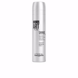 L'Oréal Professionnel Paris Tecni Art Savage Panache Fuerza 4 Spray con Polvo 250 ml - Volumen Máximo, Textura Salvaje - Producto de Peinado