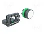 SCHNEIDER ELECTRIC Interruptor de presión Harmony XB5 22mm Blanco NA