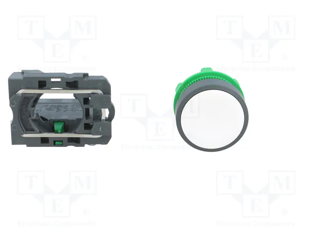 SCHNEIDER ELECTRIC Interruptor de presión Harmony XB5 22mm Blanco NA