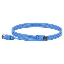 Striebel & John ZLPBL150 Cable de parcheo RJ45 azul, 1500 mm