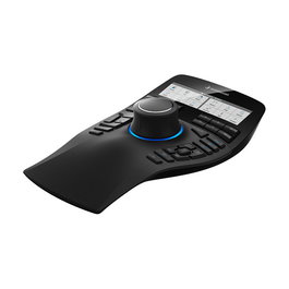 3Dconnexion SpaceMouse Enterprise 3DX-700056 - Ratón 3D profesional con 31 botones, color negro, para CAD/CAM, compatible con Windows