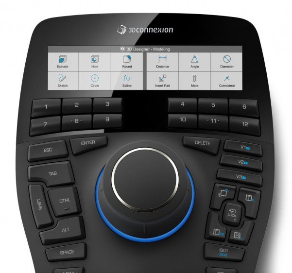 3Dconnexion SpaceMouse Enterprise, Factor de forma Izquierda, Negro 3Dconnexion SpaceMouse Enterprise, Factor de forma Izquierda, Negro