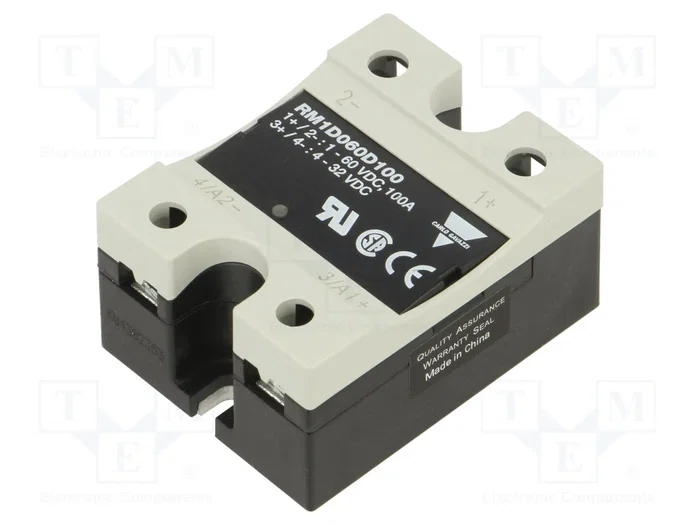 CARLO GAVAZZI RM1D060D100 Relé de Estado Sólido 100A 1-60VDC CARLO GAVAZZI RM1D060D100 Relé de Estado Sólido 100A 1-60VDC