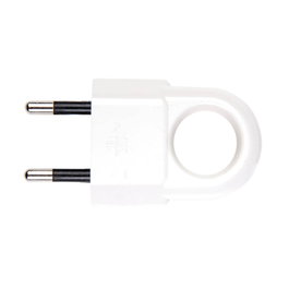 GSC Evolution Clavija bipolar con agarre ergonómico 4mm Blanco