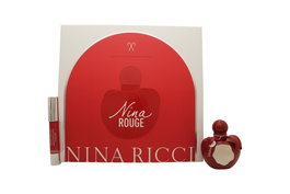 Nina Ricci Nina Rouge Gift Set 50ml EDT + 2.5g Jumbo Lipstick Matte