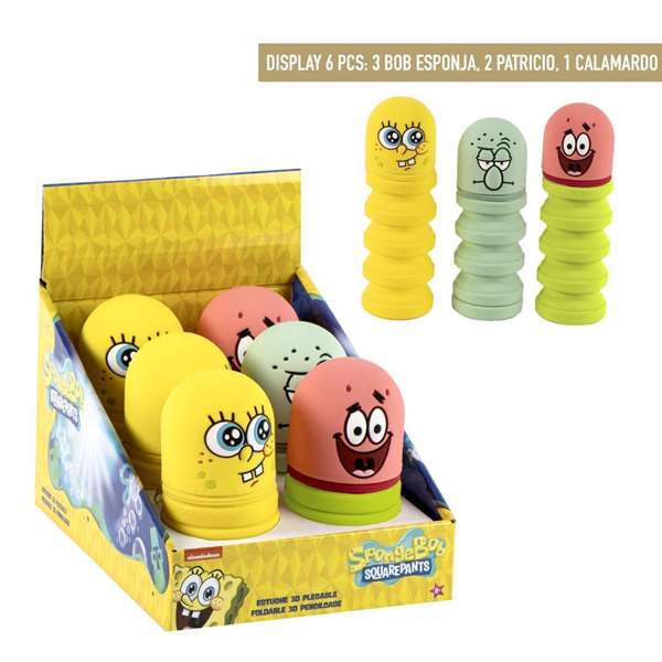 Cerdá Estuche Portatodo Silicona Bob Esponja Blanco Cerdá Estuche Portatodo Silicona Bob Esponja Blanco