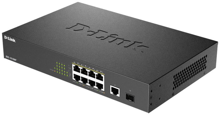 D-Link DGS-1010MP/E Switch Gigabit 10 Puertos PoE+ con SFP