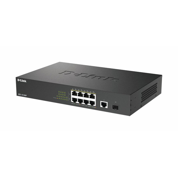 D-Link DGS-1010MP/E Switch Gigabit 10 Puertos PoE+ con SFP
