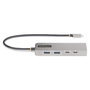 StarTech.com Hub USB-C de 3 Puertos con Red Ethernet 2,5Gbps y Power Delivery 100W - USB 3.2 10Gbps - Gris