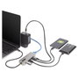 StarTech.com Hub USB-C de 3 Puertos con Red Ethernet 2,5Gbps y Power Delivery 100W - USB 3.2 10Gbps - Gris