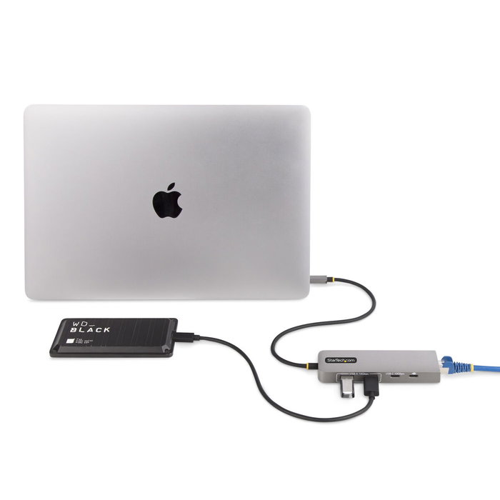Hub USB-C Startech 10G2A1C25EPD-USB-HUB Gris Hub USB-C Startech 10G2A1C25EPD-USB-HUB Gris